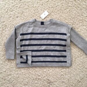 New GAP sweater poncho shirt ribbed sleeve split long sleeve 12-18 months